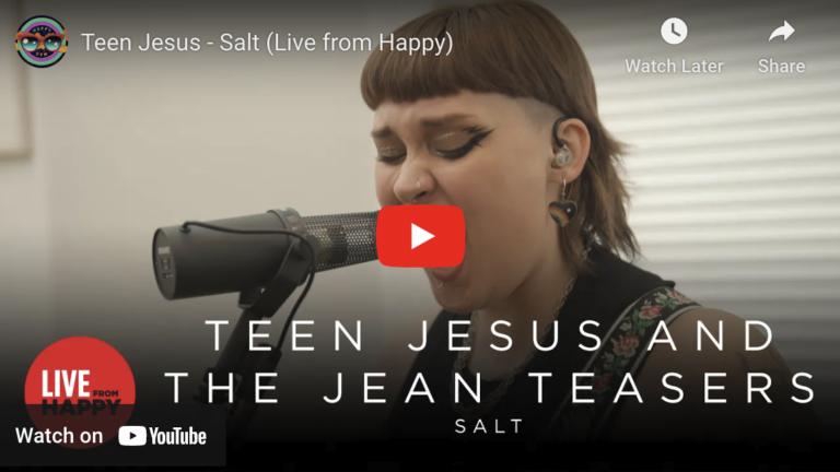 Teen Jesus and the Jean Teasers Perform ‘Salt’ Live from Happy
